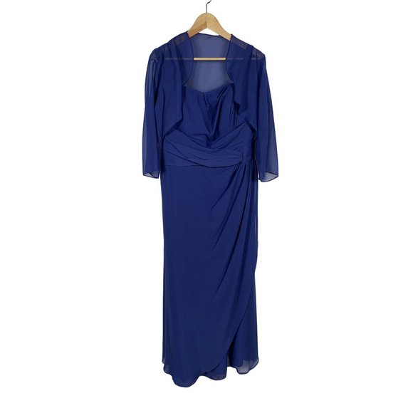 Caterina Collection Dresses & Skirts - Caterina Collection Jordan Fashions Blue Dress with Blazer Size 16